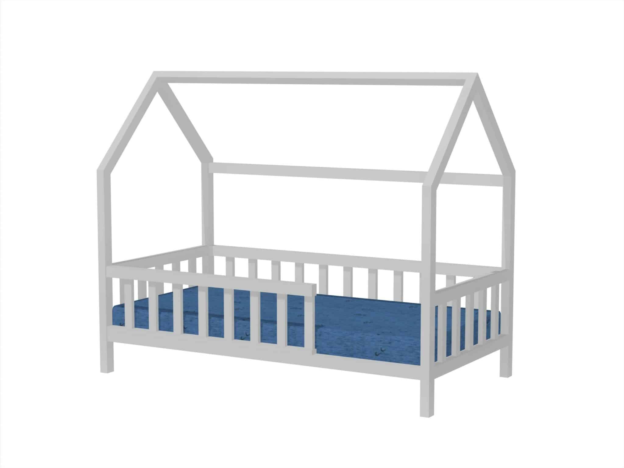 Klasyczny łóżko domek dziecięcy Simple Plus